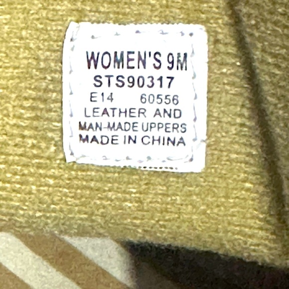 SPERRY TOP SIDER STS90317 2 Eye Tan Beige Leather Slip On Boat Shoes Women's 9.0 - Picture 10 of 10